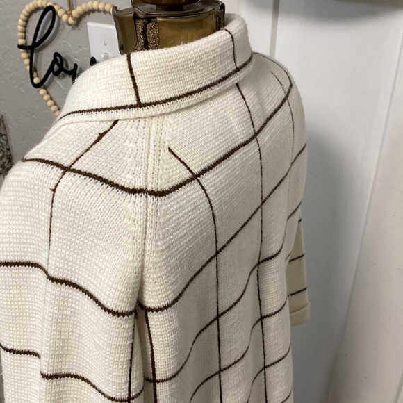 LILLY OF CALIFORNIA VINTAGE CREAM SWEATER JACKET LARGE - Picture 12 of 16